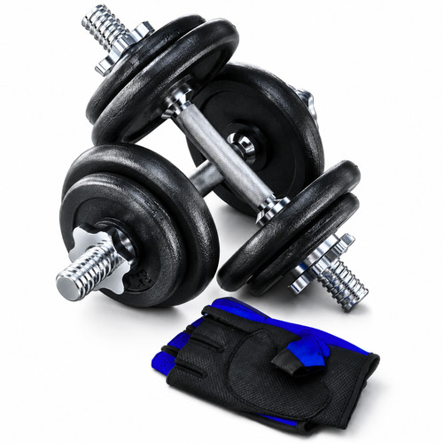 Kurzhantel set 20kg gusseisen - set,
