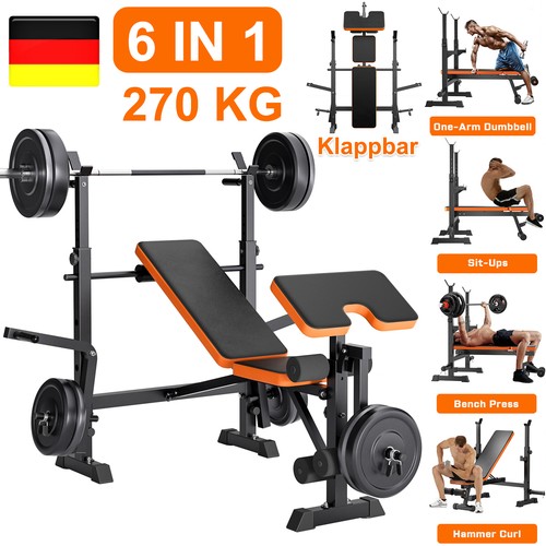 Hantelbank klappbar - 6,