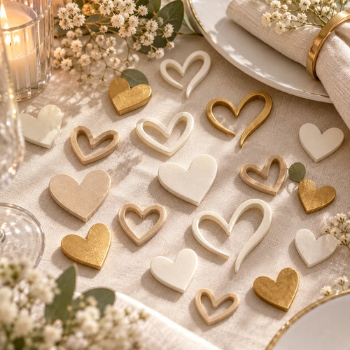 Herz streudeko hochzeit - hochzeit, taufe